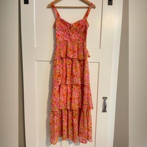 ASTR The Label Mid Summer Tiered Maxi Dress
